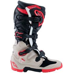 Botas Alpinestars Tech 7 Enduro Black / Light Gray / Bright Red 2026