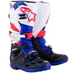 Botas Alpinestars Tech 7 Black / Dark Blue / Red / White