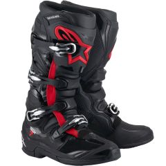 Botas Alpinestars Tech 7 Black / Red Fluo 2025