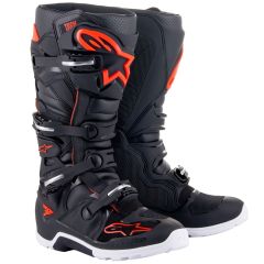 Botas Alpinestars Tech 7 Enduro Black / Red Fluo