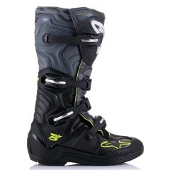 Botas Alpinestars Tech 5 Black / Cool Gray / Yellow Fluo