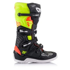 Botas Alpinestars Tech 5 Black / Red Fluo / Yellow Fluo