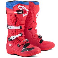Botas Alpinestars Tech 5 Bright Red / Dark Red / Alpine Blue