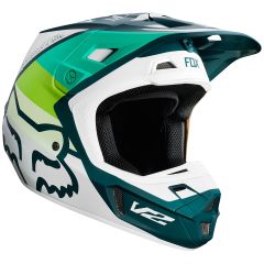 Casco FOX V2 Murc Helmet Green