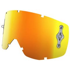 Cristal Espejo Orange Chrome Gafas KTM Scott Hustle MX Goggles