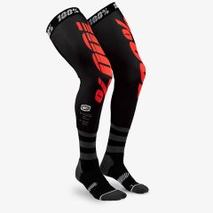 Calcetines Largos 100% REV Knee Brace Black / Red