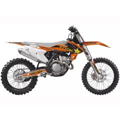 Kit de Adhesivos BlackBird RockStar KTM EXC - EXCF 2017-2019 / KTM SX - SXF 2016-2018
