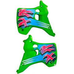 Tapas de Depósito Acerbis  + Adhesivos Kawasaki KX 125/250 1992-1993 Verdes