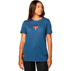 Camiseta Chica Fox Skarz Dark Indigo