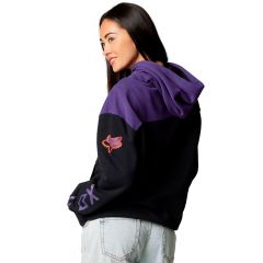 Sudadera Chica Fox Fgmnt Black Purple