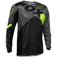 Camiseta Fox 180 Xpozr Ptr Black / Yellow Fluo 2023