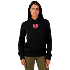 Sudadera Chica Fox Head Black / Pink