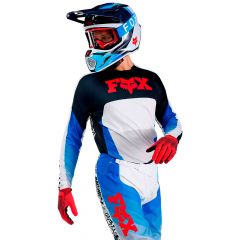 Camiseta Fox 360 Fade White / Blue