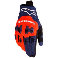 Guantes Alpinestars Pro-Dura Navy Hot Orange White 2026