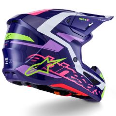 Casco Alpinestars S-M7 Deed Purple Pink Glossy 2026