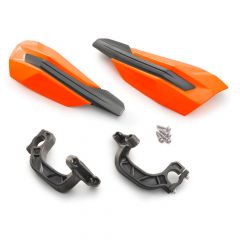 Paramanos Abiertos KTM Factory Racing Naranjas - Fijación al Manillar