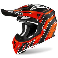 Casco Airoh Aviator ACE Art Orange Gloss