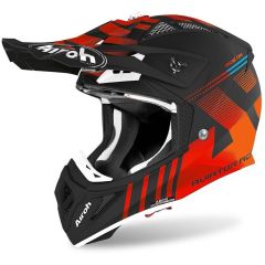 Casco Airoh Aviator Ace Nemesi Orange Matt