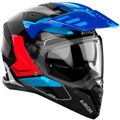 Casco Airoh Bandit Tune Blue / Red Gloss