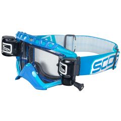 Gafas Scott Bevo Xi WFS Cyan Blue / Clear Works / Roll Off System