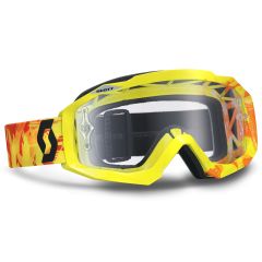 Gafas Scott Hustle MX Scribble Green Orange / Clear Works