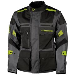 Chaqueta Impermeable Hebo Cross Over Black / Lime