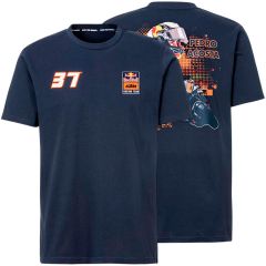 Camiseta Red Bull KTM Racing Team Pedro Acosta 37 Rider T-Shirt Navy