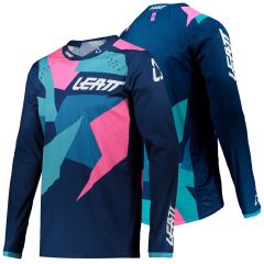 Camiseta Leatt Moto 4.5 Lite Blue / Pink