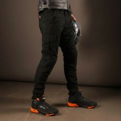 Pantalón Cargo Moto Quarter Mile Munich Black