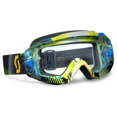 Gafas Scott Hustle MX Tangent Blue Green / Clear Works